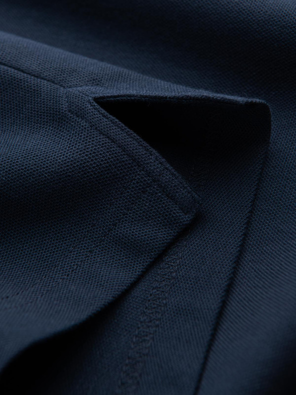 Ombre Clothing Tamnoplava muška polo majica bez gumba Ombre Clothing