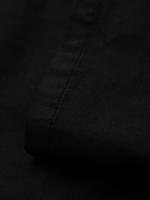 Ombre Clothing Crne muške chino hlače s ukrasnim remenom Ombre Clothing