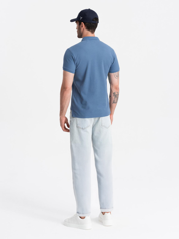 Ombre Clothing Plava muška polo majica Ombre Clothing