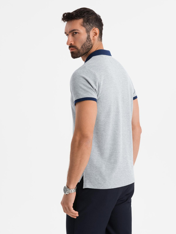 Ombre Clothing Ombre Clothing siva muška polo majica