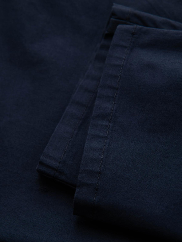 Ombre Clothing Tamnoplave muške chino hlače s ukrasnim remenom Ombre Clothing