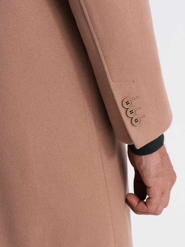 Ombre Clothing Ombre Clothing muški kaput na jedno kopčanje s ovratnikom i podkaputom