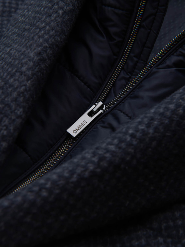 Ombre Clothing Ombre Clothing V1 muški vuneni kaput bez gumba OM-COWC-0121