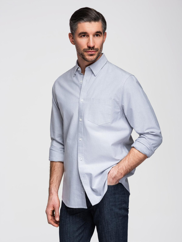 Ombre Clothing Muška Oxford košulja Ombre Clothing V1 OM-SHOS-0173