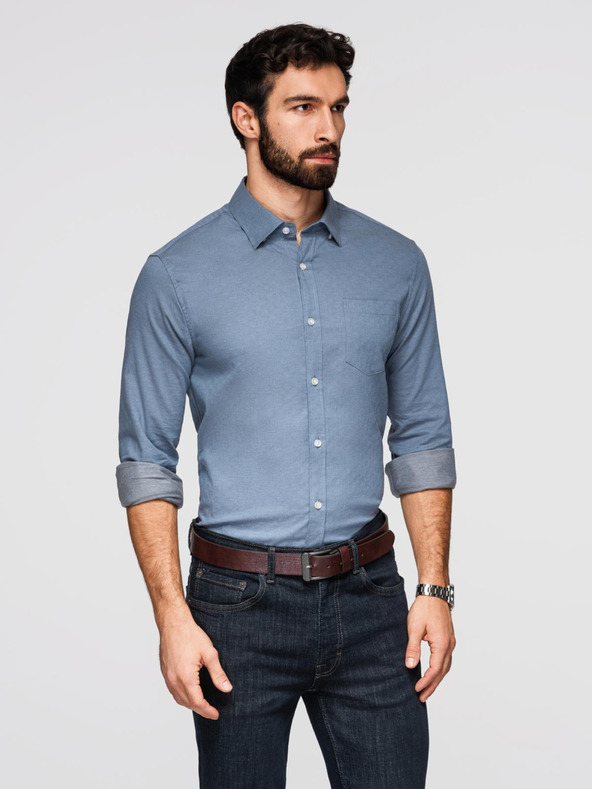 Ombre Clothing Muška košulja Ombre Clothing SLIM FIT OM-SHCS-0174