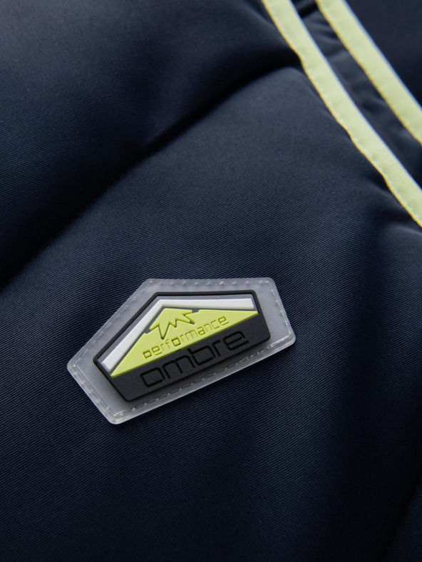 Ombre Clothing Muški prošiveni prsluk s neonskim detaljima Ombre Clothing