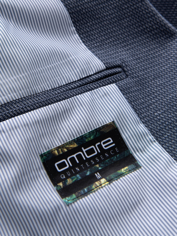 Ombre Clothing Muška strukturirana pletena jakna pripijenog kroja Ombre odjeće