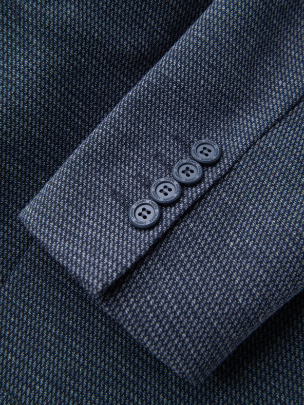 Ombre Clothing Muška strukturirana pletena jakna pripijenog kroja Ombre odjeće