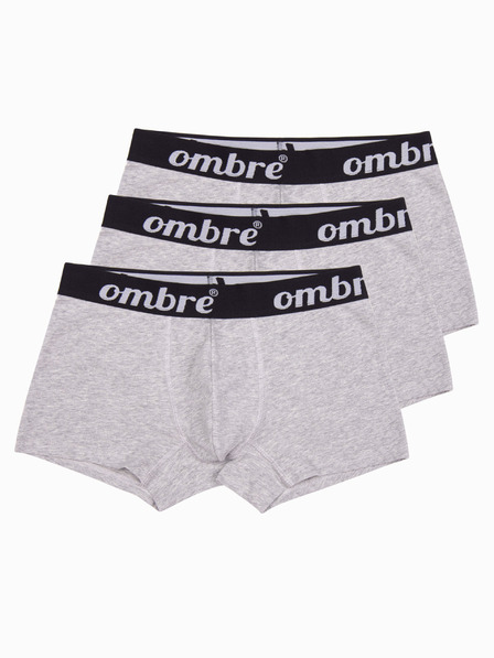 Ombre Clothing Sive muške bokserice - 3 kom Ombre Clothing U159