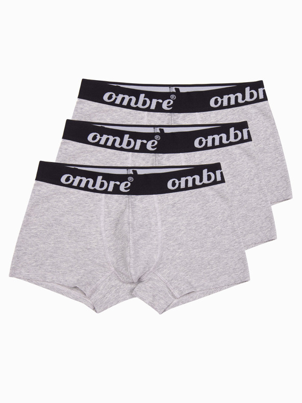 Ombre Clothing Sive muške bokserice - 3 kom Ombre Clothing U159
