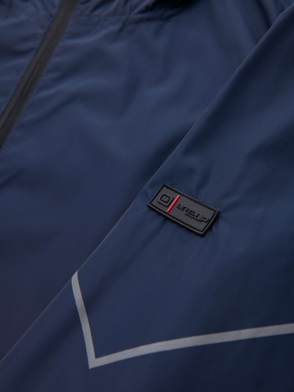 Ombre Clothing Crveno-plava muška sportska jakna Ombre Clothing