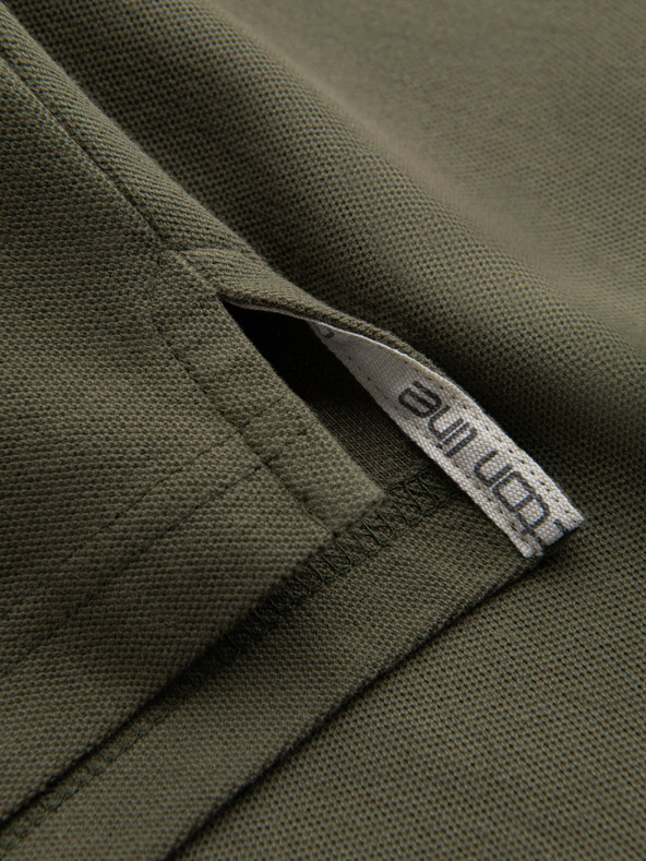 Ombre Clothing Zelena muška polo majica Ombre Clothing