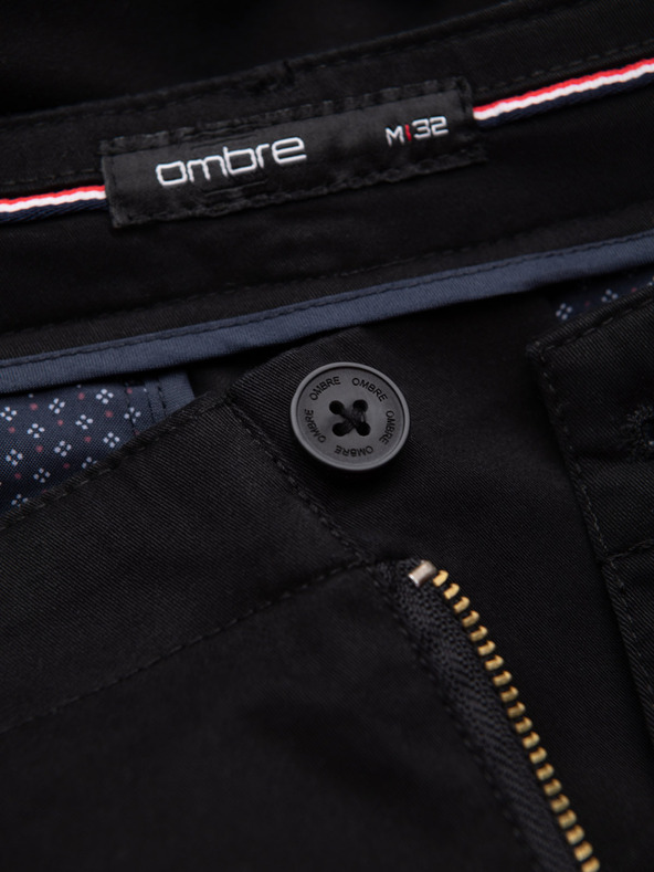 Ombre Clothing Crne muške kargo kratke hlače Ombre Clothing