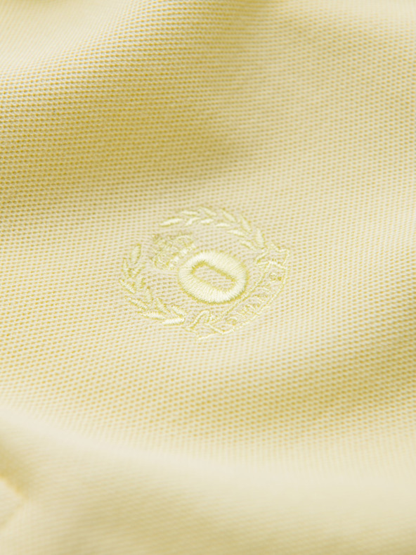 Ombre Clothing Žuta muška osnovna polo majica Ombre Clothing