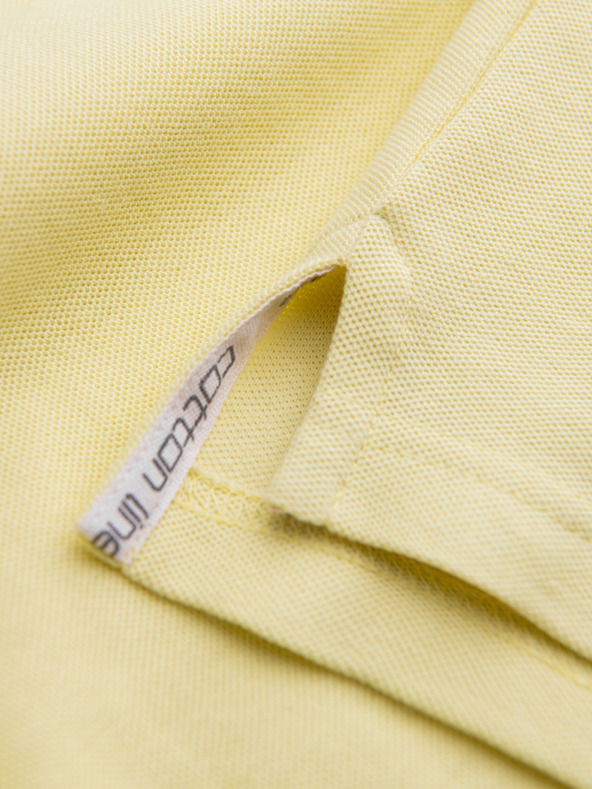 Ombre Clothing Žuta muška osnovna polo majica Ombre Clothing