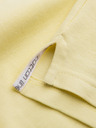 Ombre Clothing Žuta muška osnovna polo majica Ombre Clothing