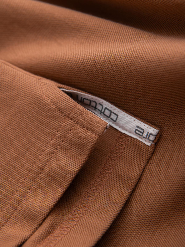 Ombre Clothing Smeđa muška osnovna polo majica Ombre Clothing