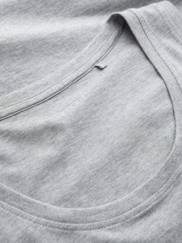 Ombre Clothing Siva muška pamučna osnovna majica bez rukava Ombre odjeća