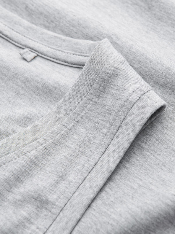 Ombre Clothing Siva muška pamučna osnovna majica bez rukava Ombre odjeća