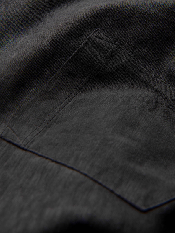 Ombre Clothing Crna muška tigrasta majica kratkih rukava Ombre Clothing