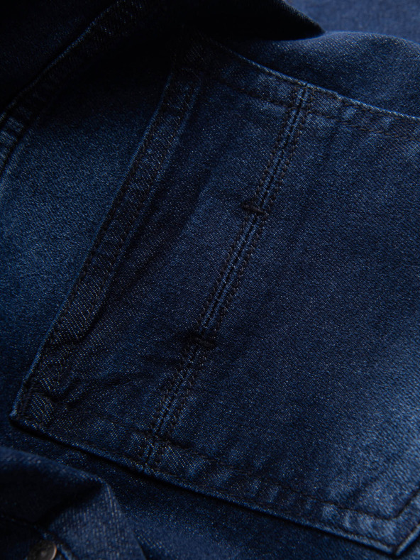 Ombre Clothing Tamnoplave muške traper kratke hlače Ombre odjeća