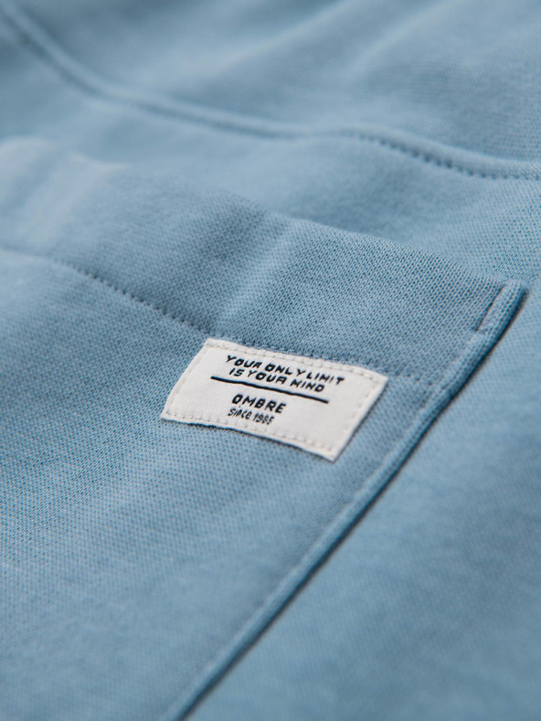 Ombre Clothing Plave muške trenirke Ombre Clothing