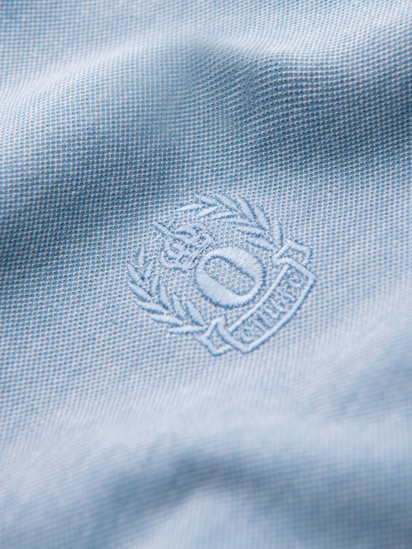 Ombre Clothing Svijetloplava muška tigrasta polo majica Ombre Clothing