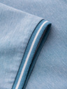 Ombre Clothing Svijetloplava muška tigrasta polo majica Ombre Clothing