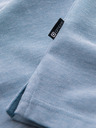 Ombre Clothing Svijetloplava muška tigrasta polo majica Ombre Clothing