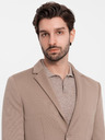 Ombre Clothing Bež muški sako s džepovima Ombre Clothing