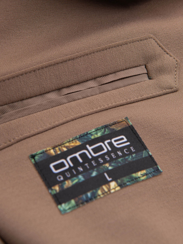 Ombre Clothing Bež muški sako s džepovima Ombre Clothing