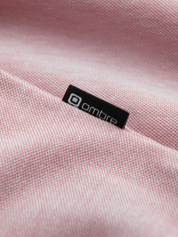 Ombre Clothing Melanżowa koszulka muška polo majica s ovratnikom Ombre Clothing