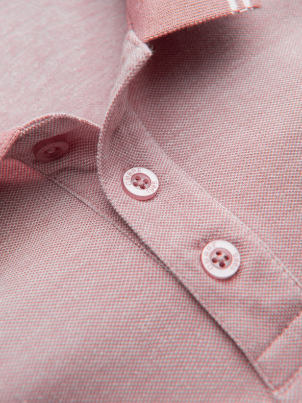 Ombre Clothing Melanżowa koszulka muška polo majica s ovratnikom Ombre Clothing