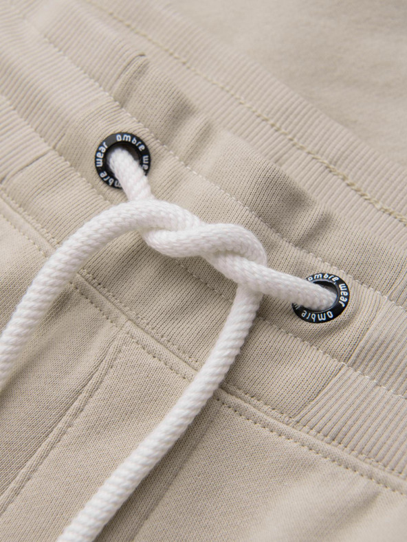 Ombre Clothing Bež muške trenirke Ombre Clothing