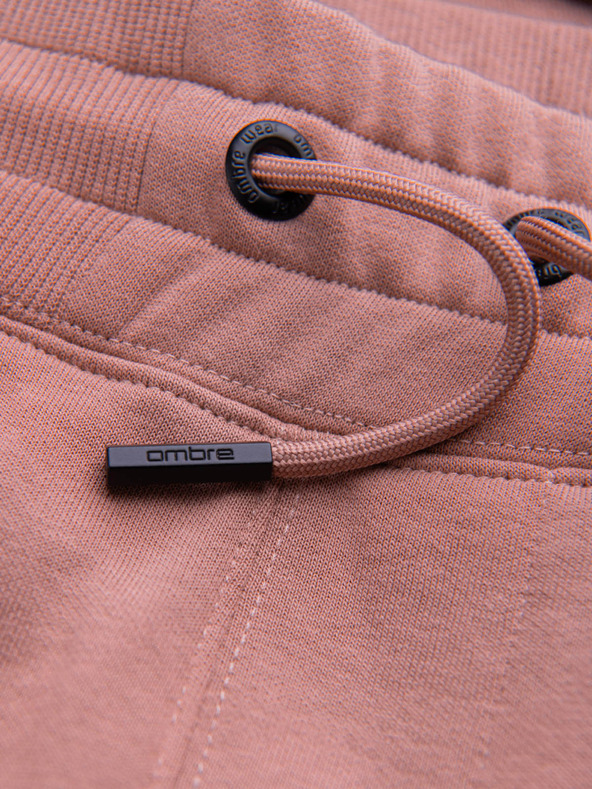 Ombre Clothing Ružičasta muška osnovna trenirka Ombre Clothing