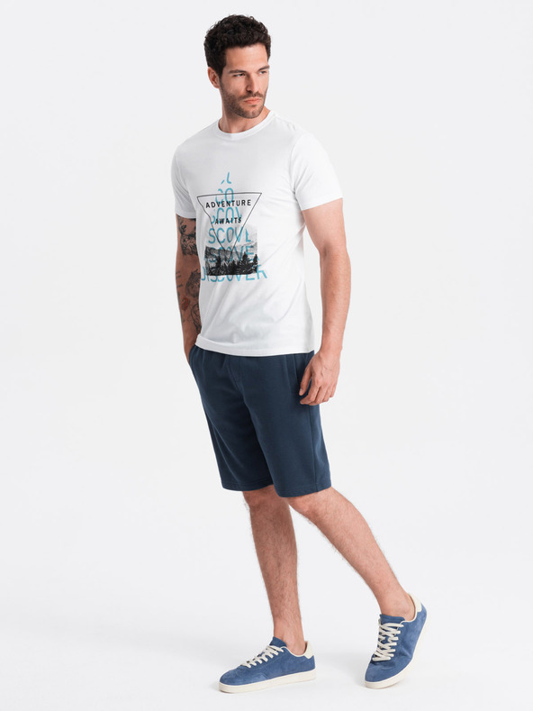 Ombre Clothing Tamnoplava muška osnovna trenirka Ombre Clothing