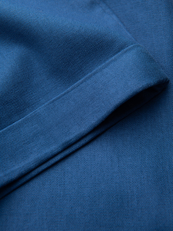 Ombre Clothing Plavi muški chino hlače s mješavinom lana Ombre odjeća