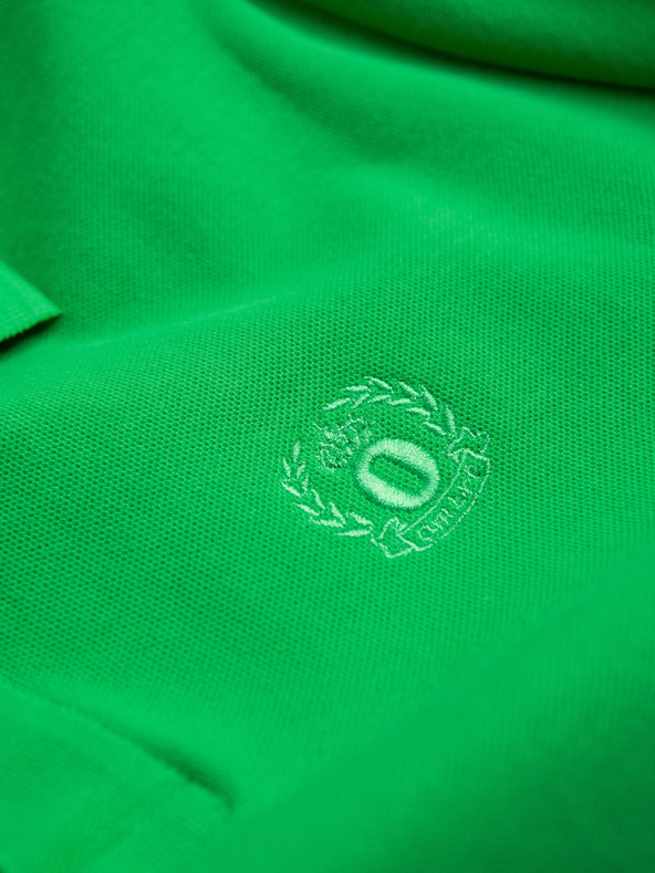 Ombre Clothing Zelena muška polo majica Ombre Clothing