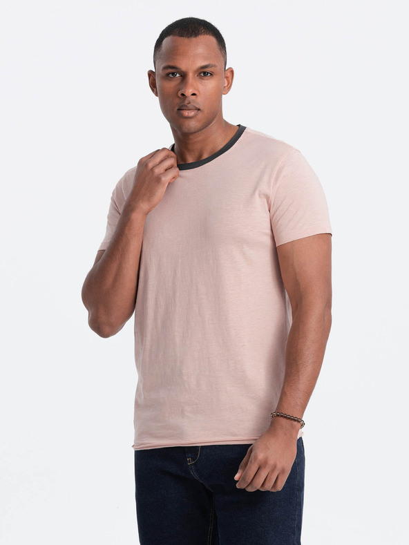 Ombre Clothing Ombre Clothing ružičasta muška majica