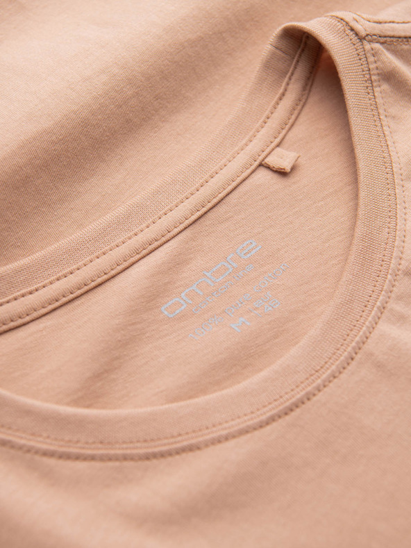 Ombre Clothing Muška klasična pamučna majica kratkih rukava BASIC Ombre odjeća