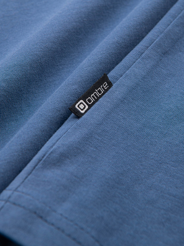 Ombre Clothing Muška pamučna majica s Ombre Streetstyle džepnim printom Ombre Clothing