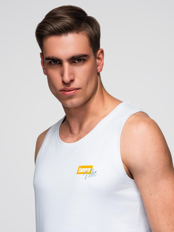 Ombre Clothing Summer Vibe muška pamučna majica bez rukava s Ombre Clothing printom