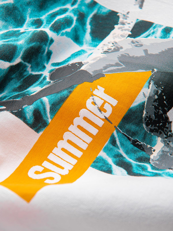 Ombre Clothing Summer Vibe muška pamučna majica bez rukava s Ombre Clothing printom