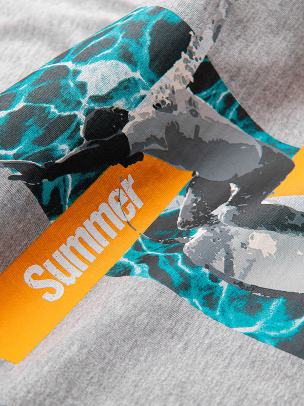 Ombre Clothing Summer Vibe muška pamučna majica bez rukava s Ombre Clothing printom