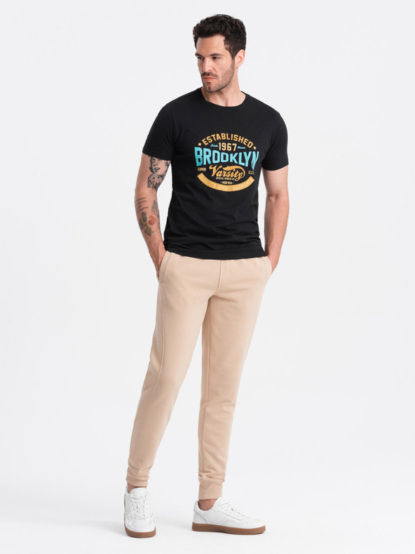 Ombre Clothing Muške pamučne trenirke BASIC joggers Ombre Clothing