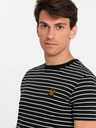 Ombre Clothing Muška prugasta majica s flasterom Ombre Clothing