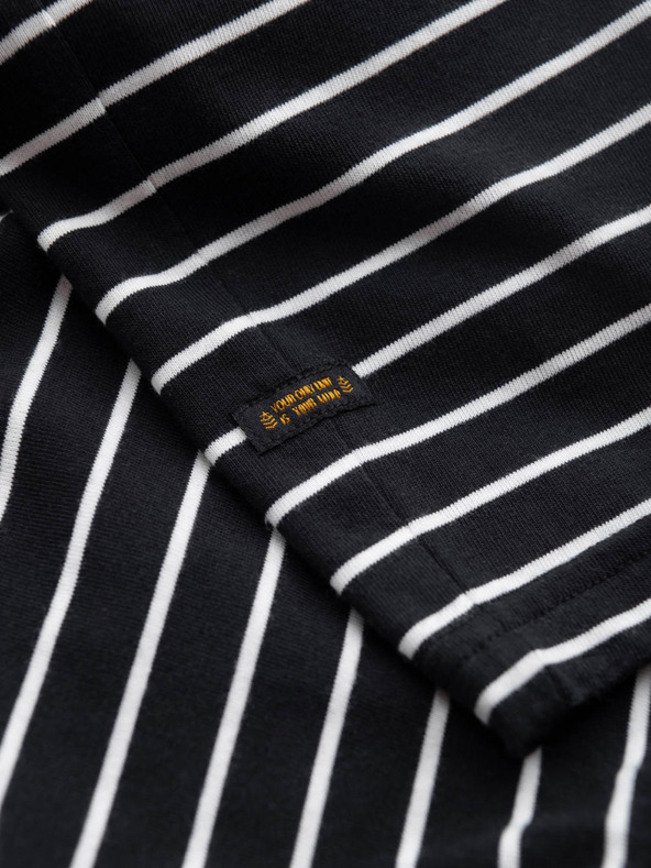 Ombre Clothing Muška prugasta majica s flasterom Ombre Clothing