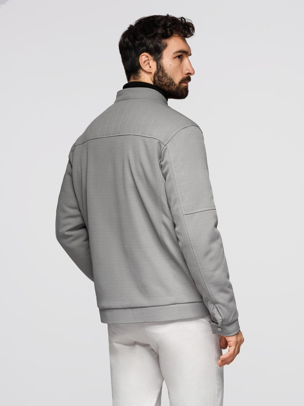 Ombre Clothing Muška jakna s džepovima i ovratnikom Ombre Clothing