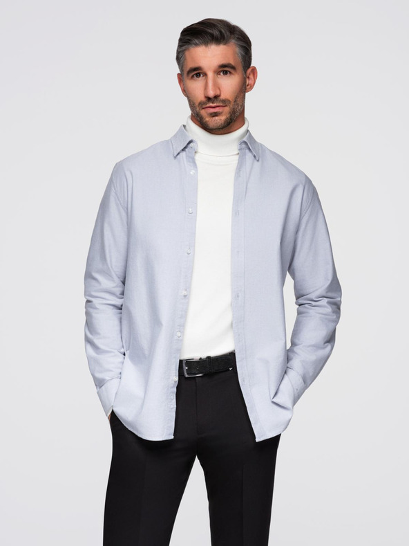 Ombre Clothing Muška Oxford košulja Ombre Clothing V1 OM-SHOS-0172