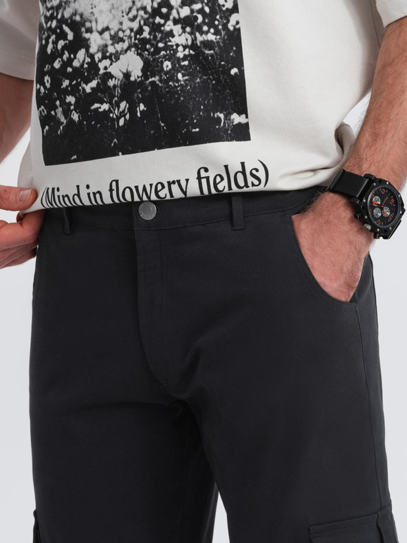 Ombre Clothing Muške hlače Ombre Odjeća STRAIGHT LEG CARGO V4 OM-PACG-0197